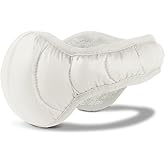 180s Women's Down Winter Ear Warmers | Behind-the-Head Adjustable & Foldable Earmuffs