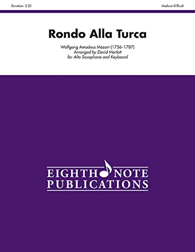 Rondo Alla Turca for Alto Saxophone and Keyboard: Part(s) (Eighth Note Publications)