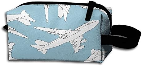 Aircraft Boeing-747 Lover Womens Fashion Handbag Waterproof Make-up Bag