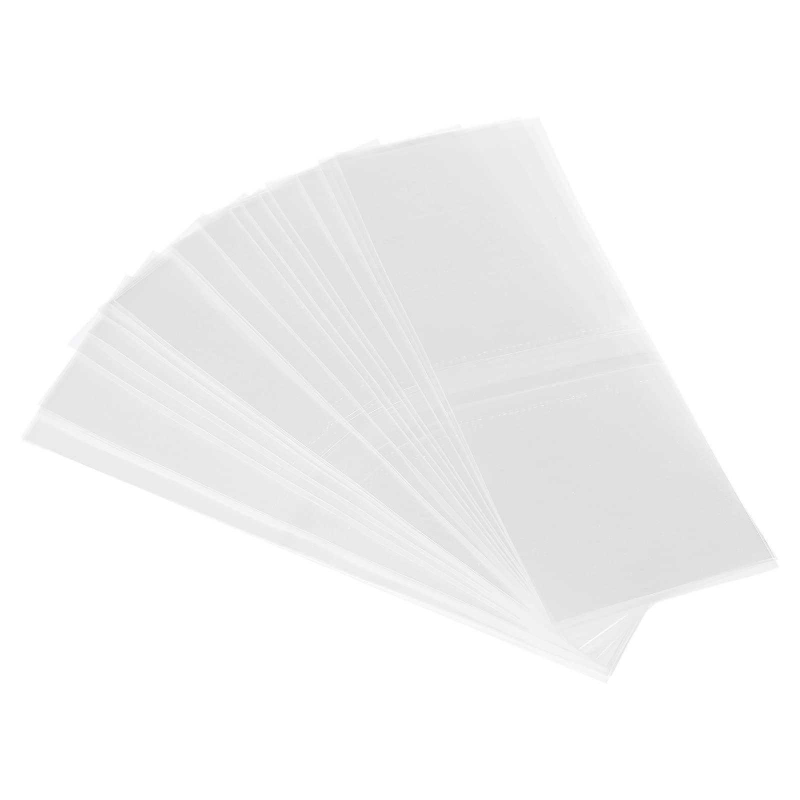 PATIKIL 82x30mm Perforated Shrink Bands, 400 Pack PVC Heat Shrink Wrap Band Fits Cap Diameter 1.85 to 2.01 Inch for Jars Cans, Clear