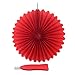 Ipalmay 12PCS Assorted Colors Hanging Tissue Paper Fans for Christmas Decorations(14