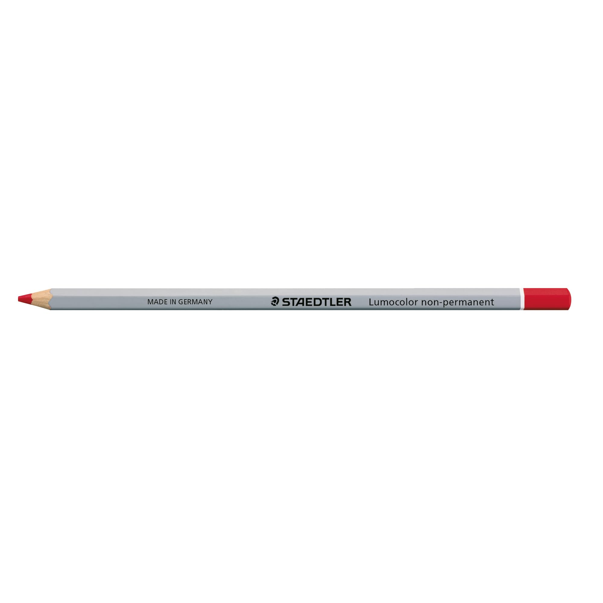 Staedtler - Set of 3 Lumocolor Non-Permanent Omnichrom Dry Markers - 108 - Red