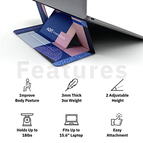 MOFT Laptop Stand, Invisible Lightweight Laptop Computer Stand, Compatible with MacBook, Air, Pro, Tablets and Laptops up to 15.6", Patented (MartaVeludo02)