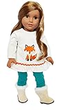 Brittany's Fall Fox Outfit Fits 18 Inch Dolls- 18 Inch Doll Clothes-Compatible with American Girl Dolls