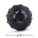 Bivi 4-Speed Vibrating Massage Ball - Therapy Ball for Myofascial Release, Replaces Lacrosse Ball Trigger Point Massage, Plantar Fasciitis, Foot, Back, Legs, Deep Tissue Massage Therapy (Black)