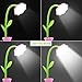 Small Desk lamp,YZtree Eye-Care Table Lamp for Kids Touch Control Dimming Light Flexible USB Rechargeable Desk Lamp with Cute Pen Container(Pink)
