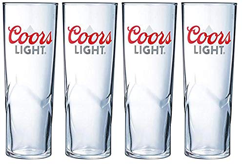 4 x Coors Light Pint Glass (Colour Change)