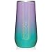 BrüMate 12oz Insulated Champagne Flute With Flip-Top Lid - Made With Vacuum Insulated Stainless Steel (Glitter Mermaid)