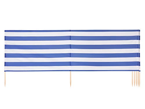 Ladeheid 10 m Windschutz Strand Holzstäbe LAEX001 Streifen
