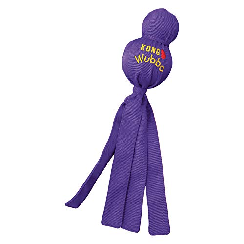 KONG - Wubba - Dog Tug of War and Fetch Toy - For Large Dogs (Assorted Colors)