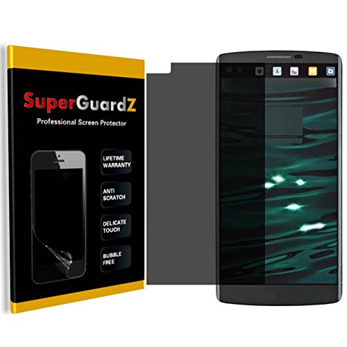 [2-Pack] For LG V10 - SuperGuardZ Privacy Anti-Spy Screen Protector, Anti-Glare, Anti-Scratch, Anti-Bubble [Lifetime Replacement]