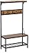 Signature Design by Ashley Bevinfield Hall Tree with Storage Bench, Antique Brown & Black