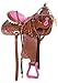 AceRugs 14″ 15″ 16″ 17″ Blue Black Pink Purple Western Inlay Barrel Racing Show Horse Saddle TACK Set Premium Leather (Pink, 17)thumb 4