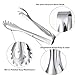 Boao Serving Tongs, Kitchen Tongs, Food Tongs, 8 Inch Stainless Steel Tongs 4 Pack