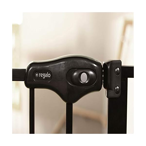 Regalo Easy Step 49Inch Extra Wide Baby Gate, Includes 4Inch and 12