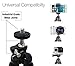 Octopus Style Portable and Adjustable Tripod Stand Holder for iPhone, Android Phone, Camera, Sports Camera GoPro,Camera with Universal Clip and Remote