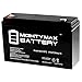 Mighty Max Battery ML12-6 .250TT - 6V 12AH Battery Replaces 10ah Enduring 3FM10 T2, 3-FM-10 T2