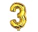 Babytree Numbers 0-9 Birthday/Party Balloons (3), 40