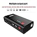 GOOLOO 600A Peak Car Jump Starter (Up to 6.5L Gas or 5.0L Diesel Engine) Portable Phone Power Pack Auto Battery Charger Booster with LED Light and Multiple Protected Jumper Clamp