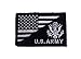 Compatible U.S Army Patch American Flag Tactical Patches Embroidery Morale Emblem Pack of 6