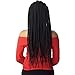 Sensationnel Lace Front Wig Cloud 9 Swiss Lace 13X7 Lace Parting Braid Lace Wig Feed In Fulani Cornrow (1B)