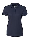 Gildan - Ladies DryBlend Double Pique Polo Shirt - 72800L-Navy-XL