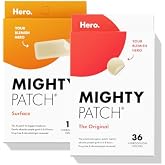 Mighty Patch Original 36ct and Surface Pimple Patch 10ct Bundle