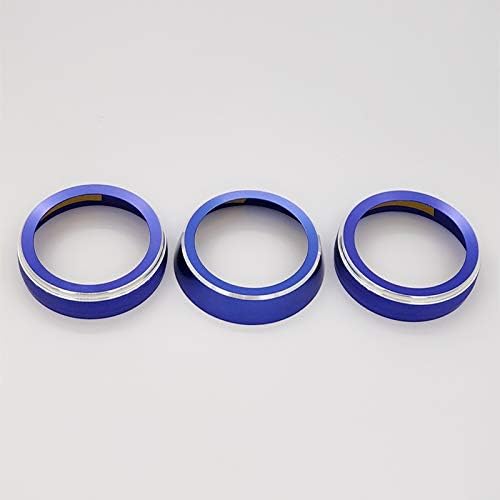 Aluminum Alloy Air Conditioning Switch Button Knob Decoration Cover Trim for Suzuki Jimny 2018+ (Blue)