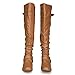 Twisted Women's Shelly Wide Calf Knee-High Boot- SHELLY104P COGNAC , Size 10