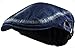 Men's Cotton Flat Cap Ivy Gatsby Newsboy Hunting Hat, Blue Jeans, One Size
