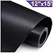 ARHIKY Heat Transfer Vinyl HTV for T-Shirts 12 Inches by 15 Feet Rolls(Black)