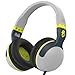 Skullcandy Hesh 2 Over-Ear Headphone with Mic, Gray/Hot Lime