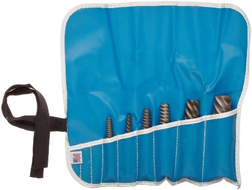 Chicago Latrobe 800 Series Bright Finish Screw Extractor Wood Block Inside Box Set, Wire, 6-piece, #5, #5, #6, #7, #8, #9