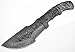 Whole Earth Supply Large Damascus Hunting High Carbon Steel Tracker Blank Blanks Blade Knife Knives Making
