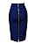 UONBOX Women's High Waist Stretchy Slim Fit Midi Pencil Bandage Skirt with Back Zipper