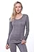 Women Thermal Underwear Top by Outland; Base Layer; Soft Lightweight Warm Fleecethumb 3