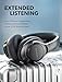 Soundcore Life 2 Active Noise Cancelling Over-Ear Wireless Headphones, Hi-Res Audio, 30-Hour Playtime, CVC Noise Cancellation, BassUp Technology, Memory-Foam Ear Cushions, and Travel Case [2019 New]thumb 4