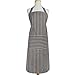 DII Professional and Commercial Grade Chef Stripe Kitchen, Apron, Gray