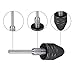 Bestgle 2Pcs 0.3-3.4mm Keyless Mini Drill Chuck Conversion Tool Electric Grinder Adapter Converter, 2.35mm Shank