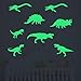 Iuhan 8pcs Dinosaurs Wall Decals Fluorescence Stickers Glow in The Dark, Children's Room Nursery Removable Wall Stickers Murals