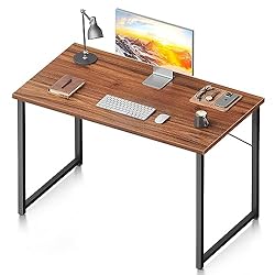 Coleshome 40 Inch Computer Desk, Modern Simple