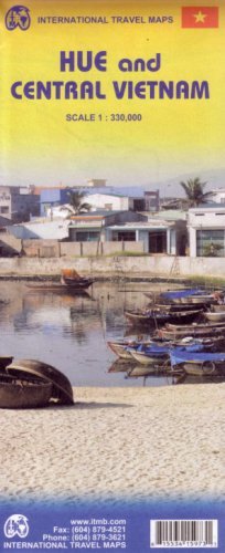 Central Vietnam 1: 330,000 & Hue, Danang Travel Map (International Travel Maps) by ITM Canada (2008-12-01) by (Map)