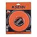 KSEIBI 302940 Closed Reel Long Tape Measure 165 ft Flexible Fiberglass Double Face Printing Inch/Metric for Land, Yard Distance Measurement, and Construction Work (165ft / 50m)
