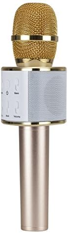 Tehner(TM) New Bluetooth Karaoke Microphone Wireless Professional Player speaker For KTV For Iphone Android Smart Phones[ Yellow ]