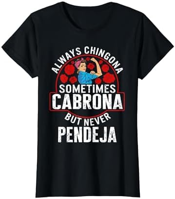Amazon.com: Always Chingona Sometimes Cabrona Black Women's Yoga T