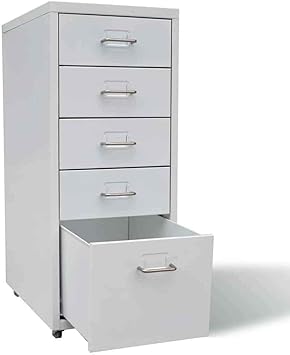 Amazon Com Manoch Metal Filing Cabinet 5 Drawers Unit Chest