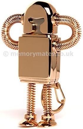 8GB Bendy Robot (Gold) USB Flash Drive/Memory Stick/Pen/Gift/Present
