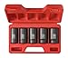 TEKTON 1/2 Inch Drive Deep 6-Point Impact Socket Set, 5-Piece (1-3/16-1-1/2 in.) | 4886