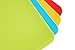 Set of 4 Flexible Cutting Board Mats With Labeled Food Icons - Extra Thick Plastic 2MM Nonslip Antimicrobial Easy To Clean Hanging Boards by Foodie Aid