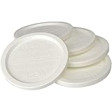 Weck Large JAR 5 Pack Keep Fresh Plastic LIDS, 5 Pack (Large = 4", 100mm Opening) Fits Models 738, 739, 740, 741, 742, 743, 7